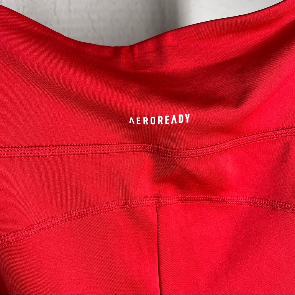 Adidas Farm Rio Red Floral Leggings - Picture 9 of 9
